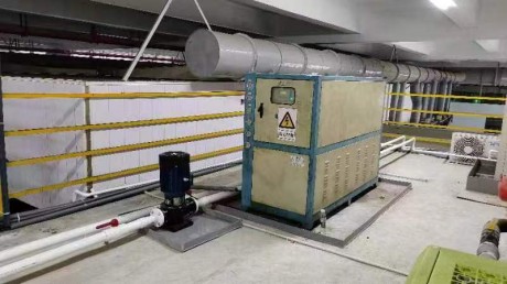 电镀厂冷水机冷却塔移装工程案例